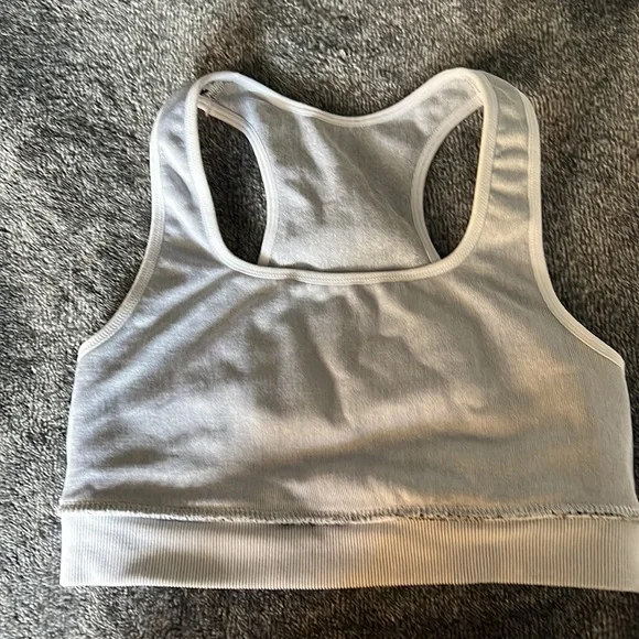 FABLETICS SPORTS BRA STARS & STRIPES BLACK & LIGHT GREY EXTRA SMALL XS - Picture 8 of 14